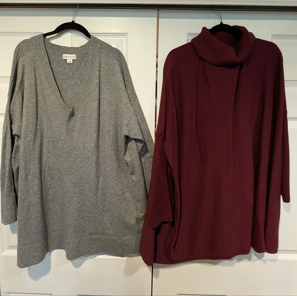 Women's 2XL sweater bundle